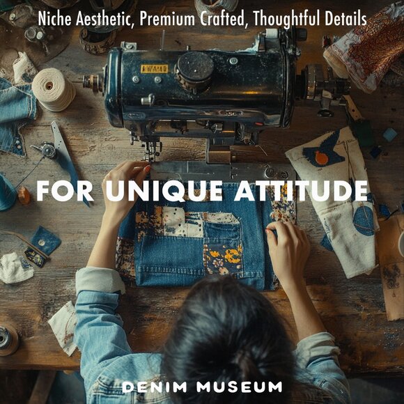 Brand New with Tag - Forest-Inspired Red Fringe Boho Denim Tote Bag for Women - Picture 8 of 8